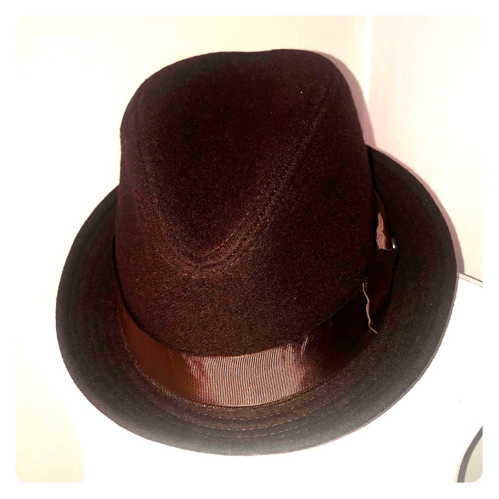 NWT Perry Ellis brown fedora